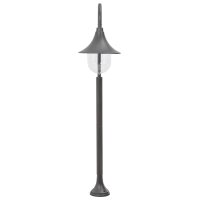 vidaXL Garten-Pollerleuchte E27 120 cm Aluminium Bronzefarben