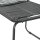 vidaXL Gartenstühle 2 Stk. Poly Rattan Schwarz