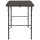 vidaXL Klappbarer Gartentisch Braun 120x60x74 cm HDPE Rattan-Look