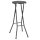 vidaXL Klappbare Barhocker 2 Stk. HDPE und Stahl Braun Rattanoptik
