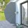 vidaXL Faltbarer Terrassen-Seitenfächer Grau 200 cm