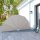 vidaXL Faltbarer Terrassen-Seitenfächer Creme 160 cm