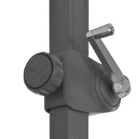 vidaXL Ampelschirm mit Aluminium-Mast Sandfarben 300 cm