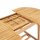 vidaXL Ausziehbarer Gartentisch 150-200 x 100 x 75 cm Massivholz Teak