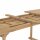 vidaXL Ausziehbarer Gartentisch 180-280x100x75 cm Massivholz Teak