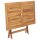 vidaXL Klappbarer Gartentisch 120x70x75 cm Teak Massivholz