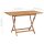 vidaXL Klappbarer Gartentisch 120x70x75 cm Teak Massivholz