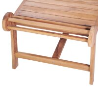 vidaXL Couchtisch 100 x 50 x 45 cm Teak Massiv