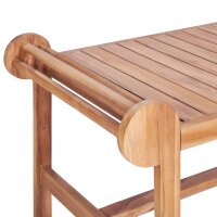 vidaXL Couchtisch 100 x 50 x 45 cm Teak Massiv