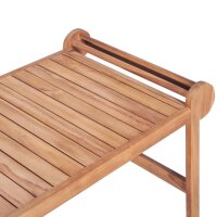 vidaXL Couchtisch 100 x 50 x 45 cm Teak Massiv