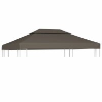 vidaXL Pavillon-Dachplane mit Kaminabzug 310 g/m²...