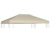 vidaXL Pavillondach 310 g/m&sup2; 4&times;3 m Beige