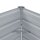 vidaXL Garten-Hochbeet Verzinkter Stahl 129x129x77 cm Grau