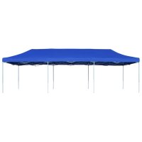 vidaXL Faltzelt Pop-Up Partyzelt 3 x 9 m Blau