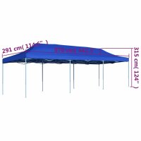 vidaXL Faltzelt Pop-Up Partyzelt 3 x 9 m Blau