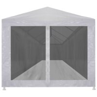 vidaXL Partyzelt mit 10 Mesh-Seitenwänden 12 x 3 m