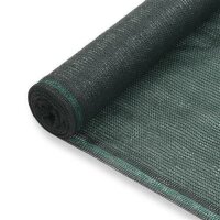 vidaXL Tennisblende HDPE 1,2x25 m Grün