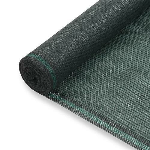 vidaXL Tennisblende HDPE 2x25 m Gr&uuml;n