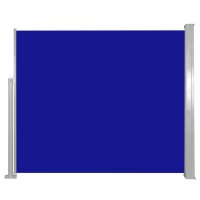 vidaXL Ausziehbare Seitenmarkise 120x300 cm Blau