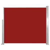 vidaXL Ausziehbare Seitenmarkise 120x300 cm Rot