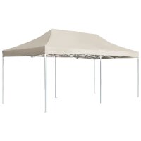 vidaXL Profi-Partyzelt Faltbar Aluminium 6x3 m Creme