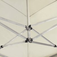 vidaXL Profi-Partyzelt Faltbar Aluminium 6x3 m Creme