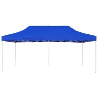 vidaXL Profi-Partyzelt Faltbar Aluminium 6x3 m Blau