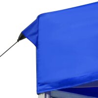 vidaXL Profi-Partyzelt Faltbar Aluminium 6x3 m Blau