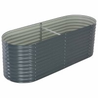 vidaXL Garten-Hochbeet 240 x 80 x 81 cm Verzinkter Stahl...