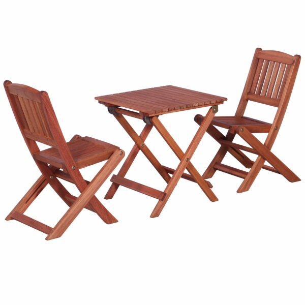 vidaXL Bistro-Set f&uuml;r Kinder 3-tlg. Eukalyptusholz Massiv