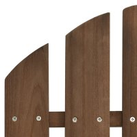 vidaXL Garten-Schaukelstuhl Holz Braun