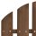 vidaXL Garten-Schaukelstuhl Holz Braun