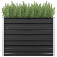 vidaXL Garten-Hochbeet Anthrazit 100 x 40 x 77 cm...