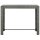 vidaXL Garten-Bartisch Grau 140,5x60,5x110,5 cm Poly Rattan