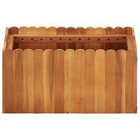 vidaXL Garten-Hochbeet 50 x 30 x 25 cm Massivholz Akazie