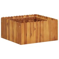 vidaXL Garten-Hochbeet 50 x 50 x 25 cm Massivholz Akazie