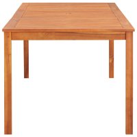 vidaXL Gartentisch 215x90x74 cm Akazie Massivholz