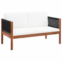 vidaXL 4-tlg. Garten-Lounge-Set Massivholz Akazie