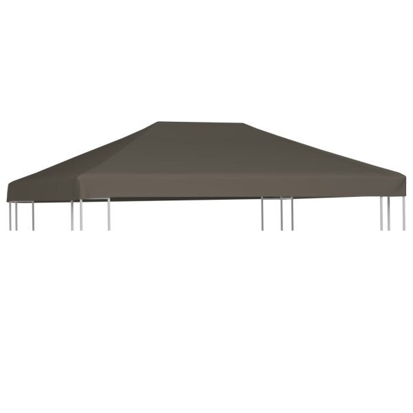 vidaXL Pavillondach 310 g / m&sup2; 3x4 m Taupe