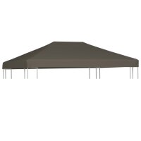 vidaXL Pavillondach 310 g / m² 3x4 m Taupe