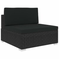 vidaXL Modular-Sofa-Mittelteil 1 Stk. + Auflagen Poly...