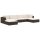 vidaXL Modular-Sofa-Eckteil 1 Stk. + Auflagen Poly Rattan Grau