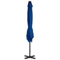 vidaXL Ampelschirm mit Aluminium-Mast Azurblau 250x250 cm