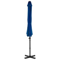 vidaXL Ampelschirm mit Aluminium-Mast Azurblau 300 cm