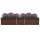 vidaXL Garten-Hochbeet Verzinkter Stahl 400×80×77 cm Braun