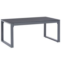 vidaXL Couchtisch 90×50×40 cm Aluminium