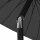 vidaXL Sonnenschirm mit Aluminium-Mast 270 cm Schwarz