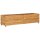 vidaXL Hochbeet 150x40x38 cm Teak Altholz und Stahl