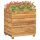 vidaXL Hochbeet 50x40x55 cm Teak Altholz und Stahl