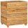 vidaXL Hochbeet 50x40x55 cm Teak Altholz und Stahl